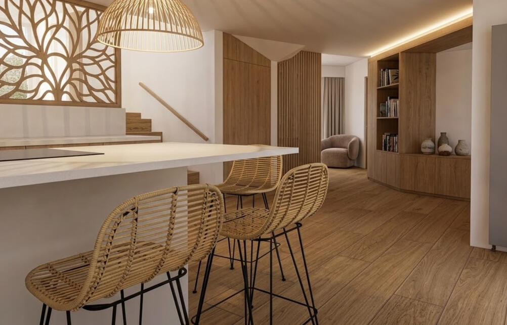 restruturation d'espace d'une maison alsace -architecte d'interieur decoration valerie j brisvalter - vb design d'espaces turckheim